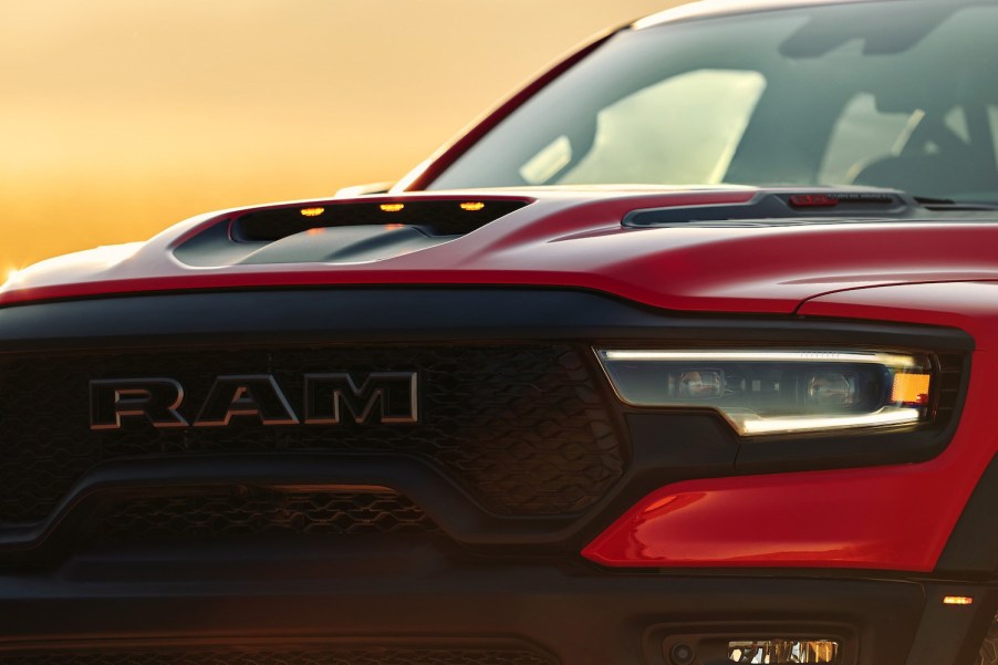 Ram TRX front end close up