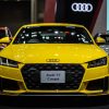 bright yellow audi tt