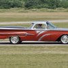 1960 chevrolet el camino driving at austrian airport