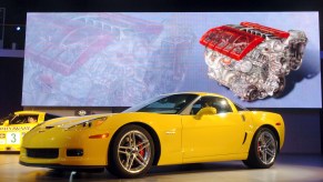 2005 c6 corvette z06 at detroit auto show