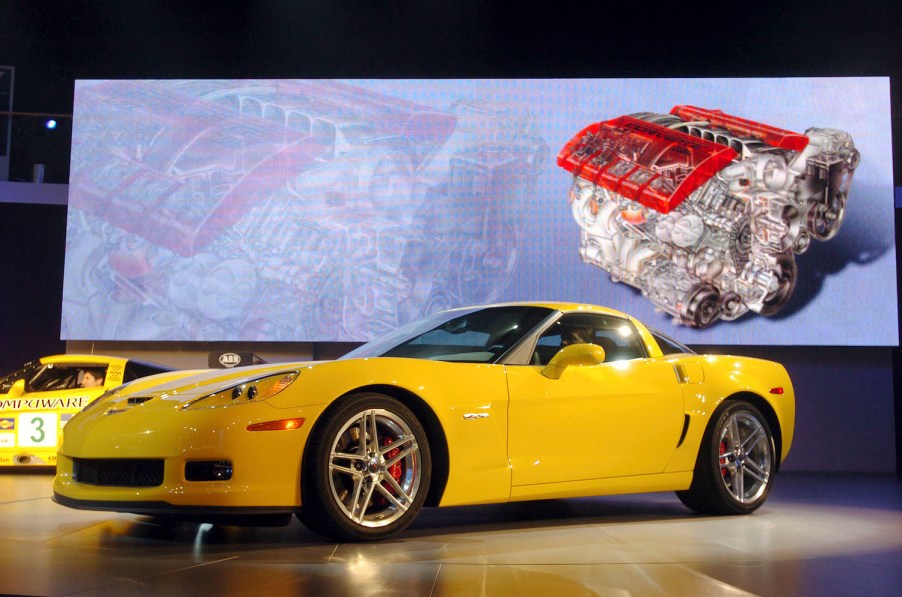 2005 c6 corvette z06 at detroit auto show