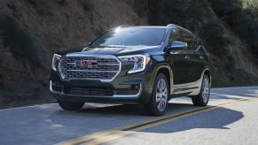 Blue 2022 GMC Terrain Denali With All Wheel Drive AWD SUV