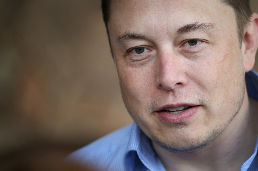 A close-up of Tesla CEO Elon Musk in July 2015