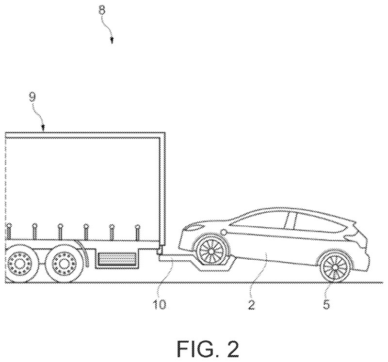 Ford Charging Electric Car By Towing With Two Wheels