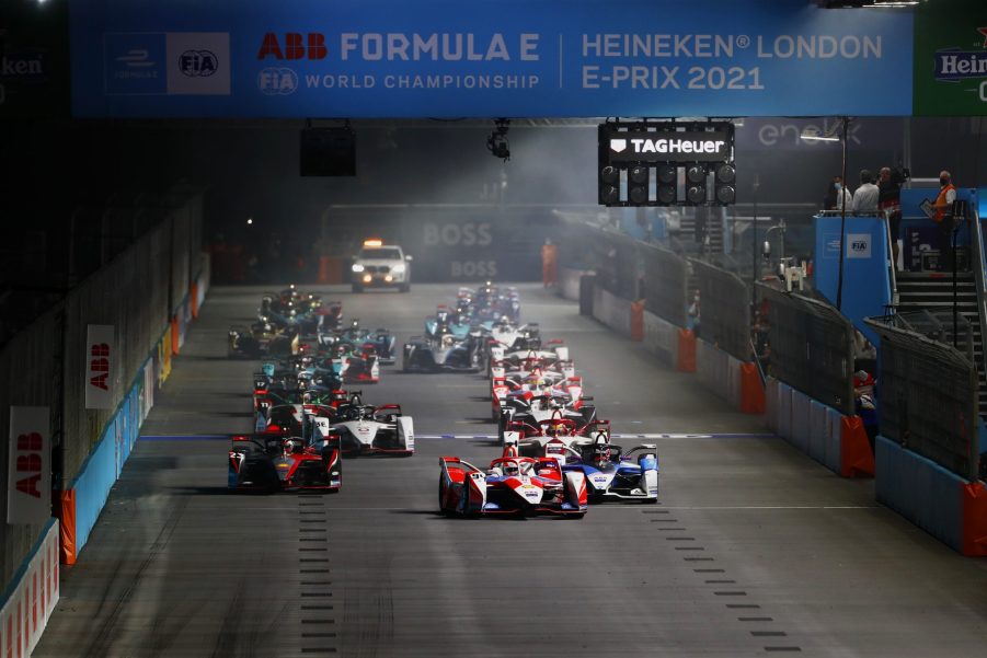 Formula E Electric Car Racing Series