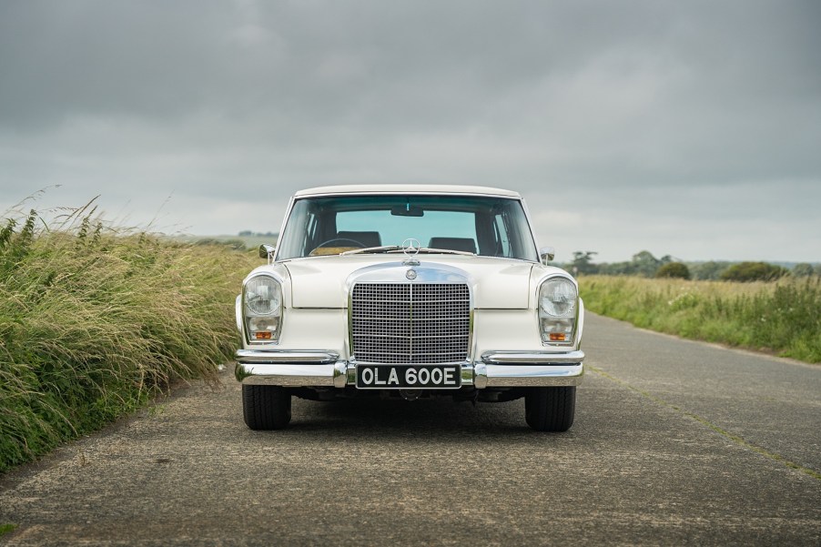 front of George Harrison 1967 Mercedes 600 SWB