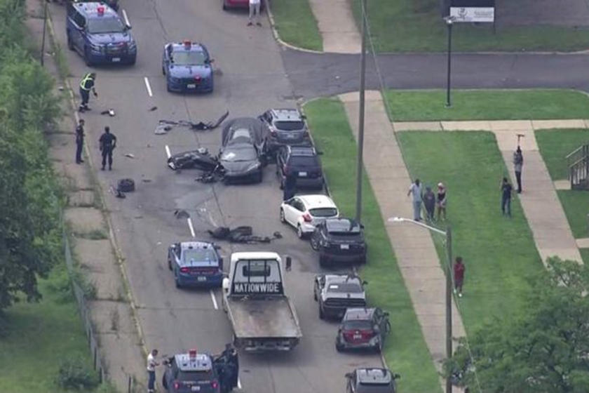 Police chase of 2021 C8 Corvette 