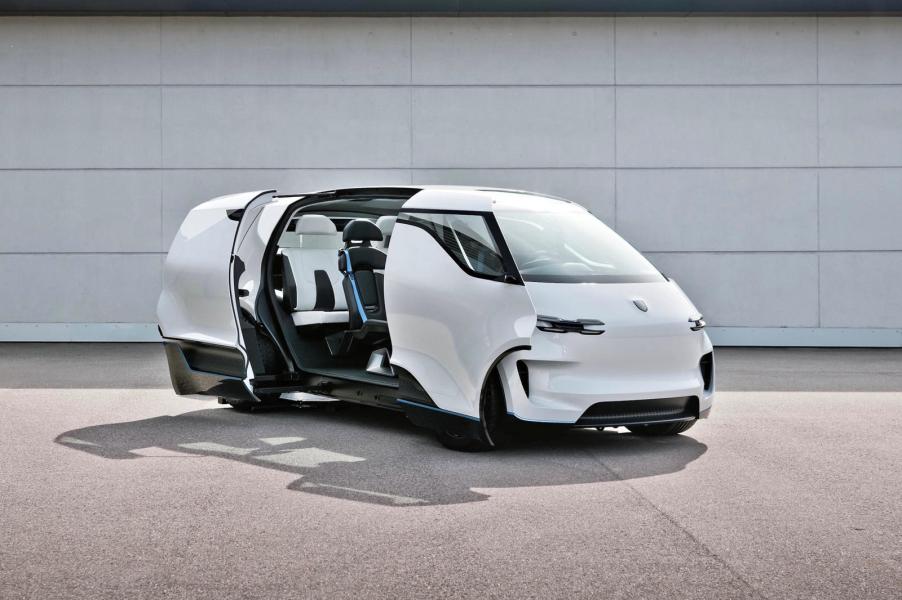 Porsche minivan concept exterior