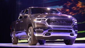 Ram 1500 pickup truck at the North American International Auto Show (NAIAS) on January 15, 2018 in Detroit, Michigan.