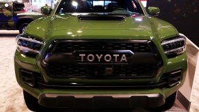 020 Toyota Tacoma is on display at the 112th Annual Chicago Auto Show at McCormick Place.