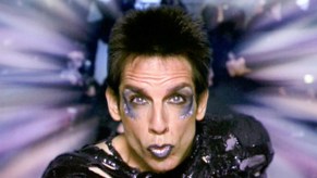 Ben Stiller as Derek Zoolander.