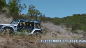 Jeep commercial for an autonomous Jeep Wrangler going off-road