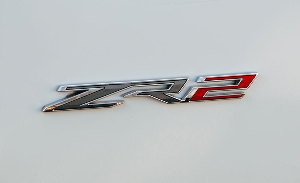 The 2022 Chevy Silverado Z2R badge