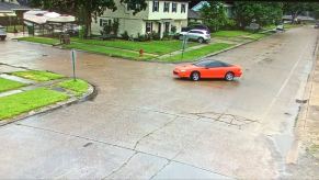 Louisiana teen doing donuts