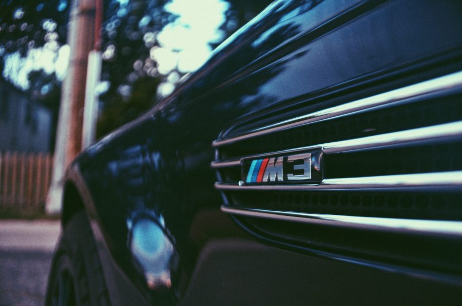 It's possible to daily drive a sports car, like this BMW M3, photographed along the front fender