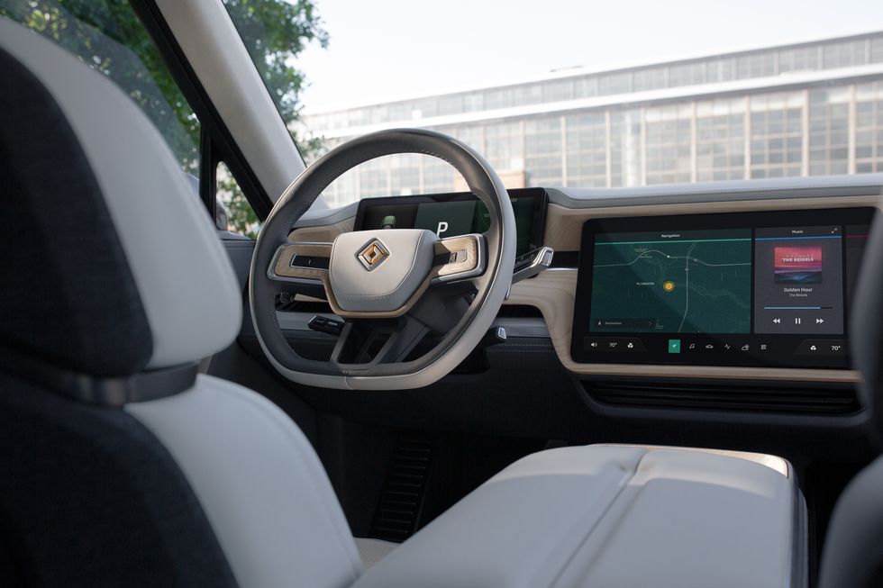 2021 Rivian R1S interior 