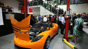 tesla roadster electric sportscar