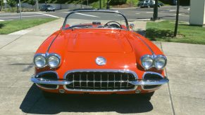 red 1959 Chevy Corvette | Getty