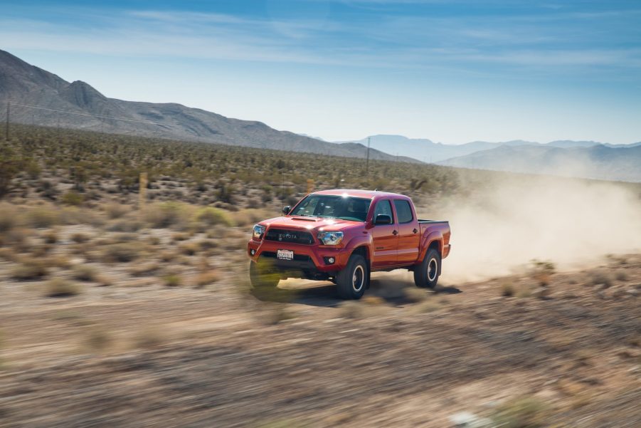 2015 Toyota Tacoma rips through the desert