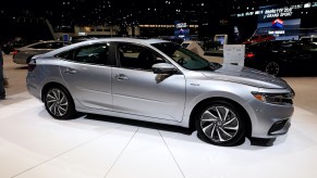 Honda Insight Hybrid on display