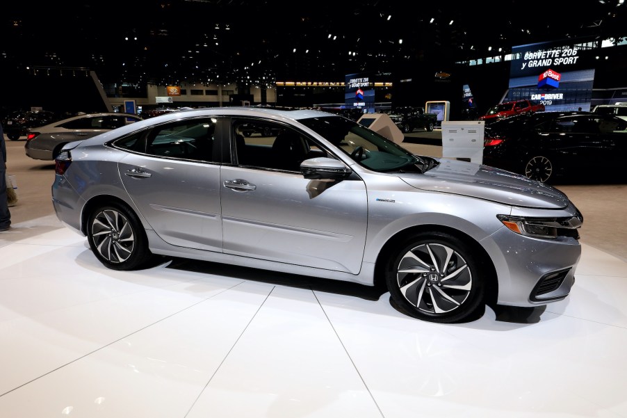 Honda Insight Hybrid on display