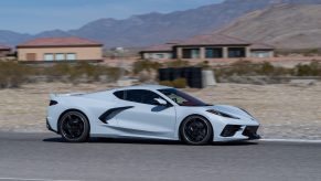 White 2021 C8 Corvette