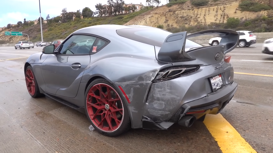 Crashing a 2020 Toyota GR Supra