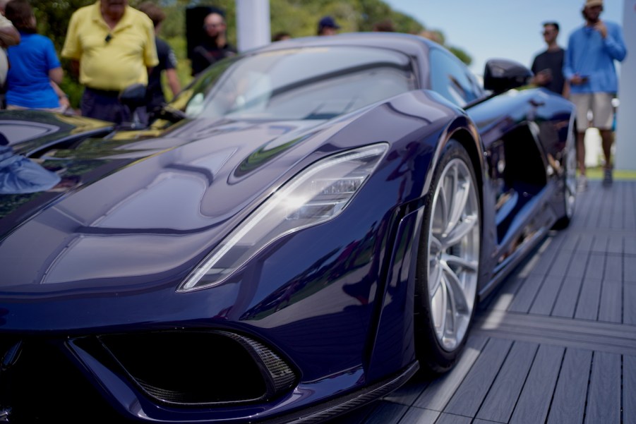 Hennessey Venom F5 on display at the 2021 Amelia Island Concour d'Elegance | Gabrielle R Schmauderer, MotorBiscuit