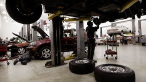 Dealership service bays