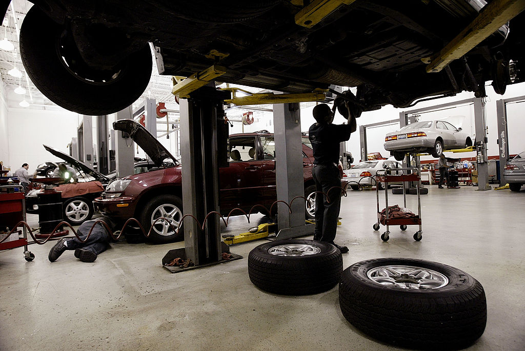 Dealership service bays