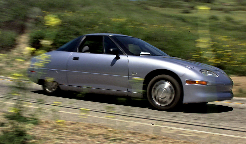 GM EV1 first mass-produced all-electric car | Getty