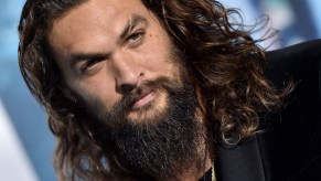 Jason Momoa rolled up to the Hollywood premiere of 'Aquaman' on December 12, 2018, in a Ford F-150 EarthRoamer RV