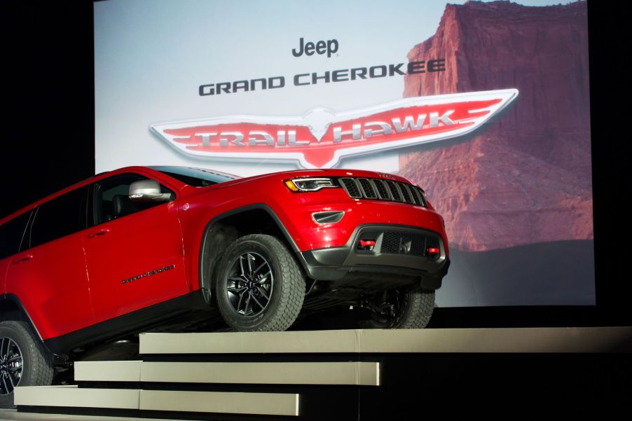 The Jeep Grand Cherokee Trailhawk premiere at the New York International Auto Show