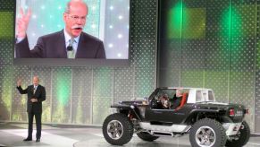 The Jeep Hurricane concept car model debut at the 2005 North American International Auto Show