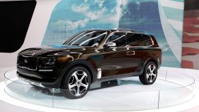 Kia Telluride Concept on display the 2016 Chicago Auto Show