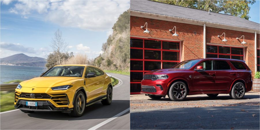 Lamborghini Urus and Dodge Durango SRT Hellcat