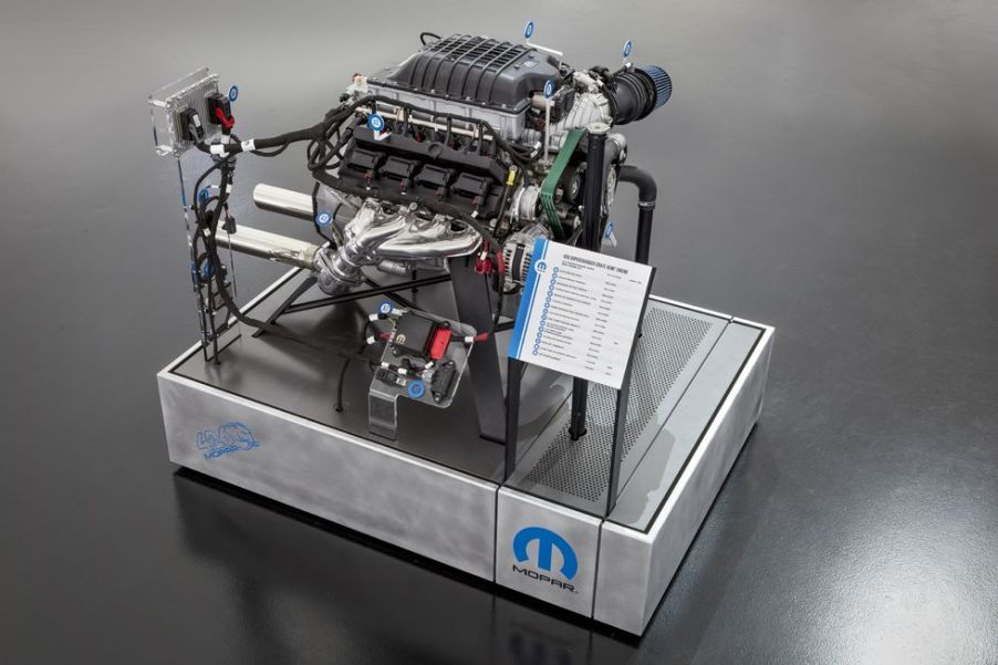 The 1,000 hp Hellephant Chrysler 300 has a Hellephant 426 supercharged crate engine