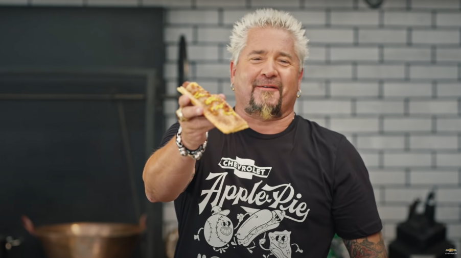 Chevrolet Apple Pie Hot Dog made by Guy Fieri