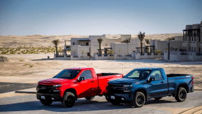 Single Cab Chevy Silverado Trail Boss models