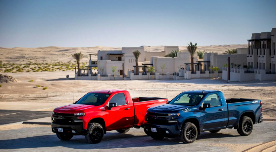 Single Cab Chevy Silverado Trail Boss models