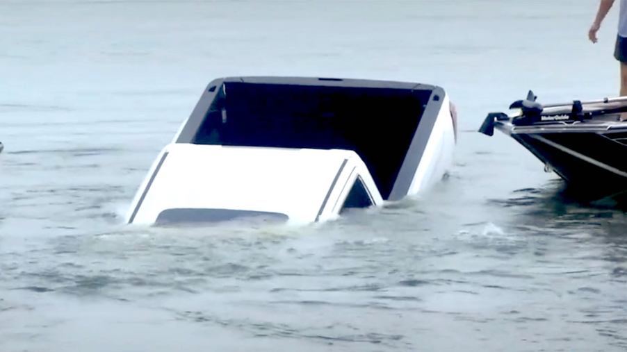 Sinking GMC Sierra