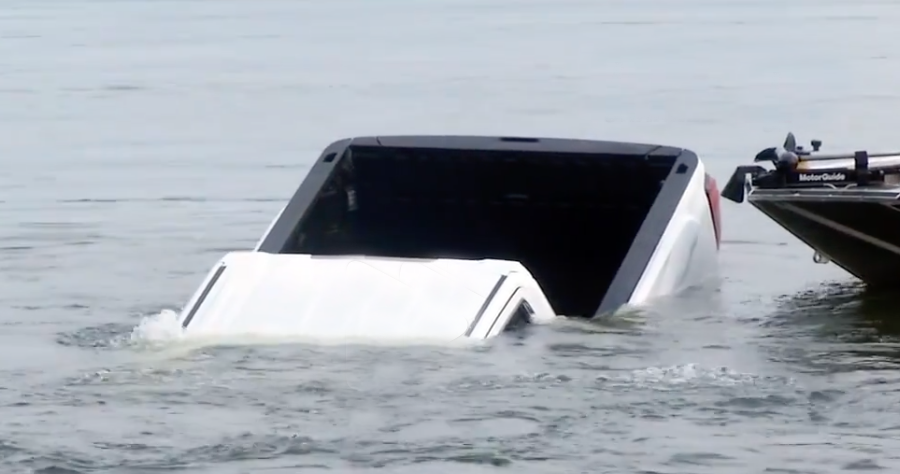 Sinking GMC Sierra