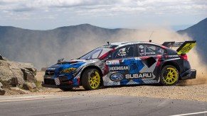 The Subaru "Airslayer" WRX STI driven by Travis Pastrana.