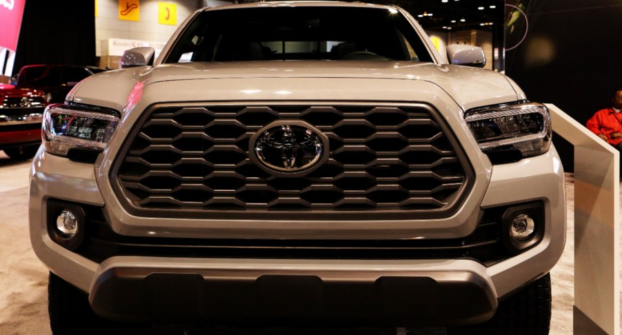 2020 Toyota Tacoma TRD 4x4 is on display at the 112th Annual Chicago Auto Show at McCormick Place in Chicago, Illinois on February 7, 2020.