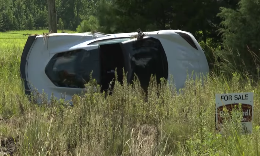 Crashed Corvette