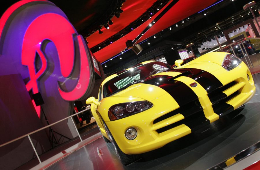 A Dodge Viper SRT 10 supercar