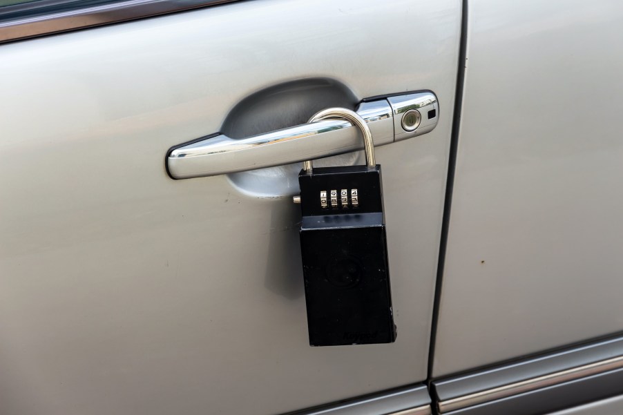 lock on car door