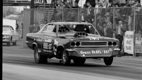 1968 Annual AHRA Winter Nationals; Grant Rebel's AMC SST pulls hard off the line