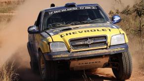 chevy s10 driving at sertoes rally