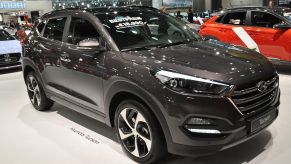 The 2018 Hyundai Tucson at the Vienna Holiday Fair in Vienna, Austria